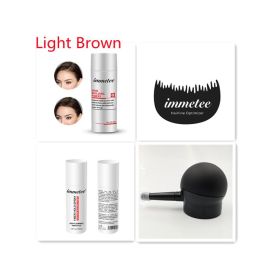 Plant hair additive fibre hair powder, one-time reinforcing artifacts to cover hair scarce manufacturers wholesale and direct sales (Option: Light Brown set)