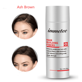 Plant hair additive fibre hair powder, one-time reinforcing artifacts to cover hair scarce manufacturers wholesale and direct sales (Option: Ash Brown)