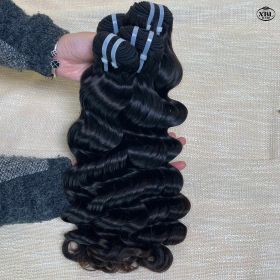 Single Donor Raw Indian Unprocessed Hair Vendors (Option: Loose Deep Wave-14Inches)
